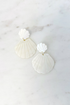 Bold Double Shell Earring